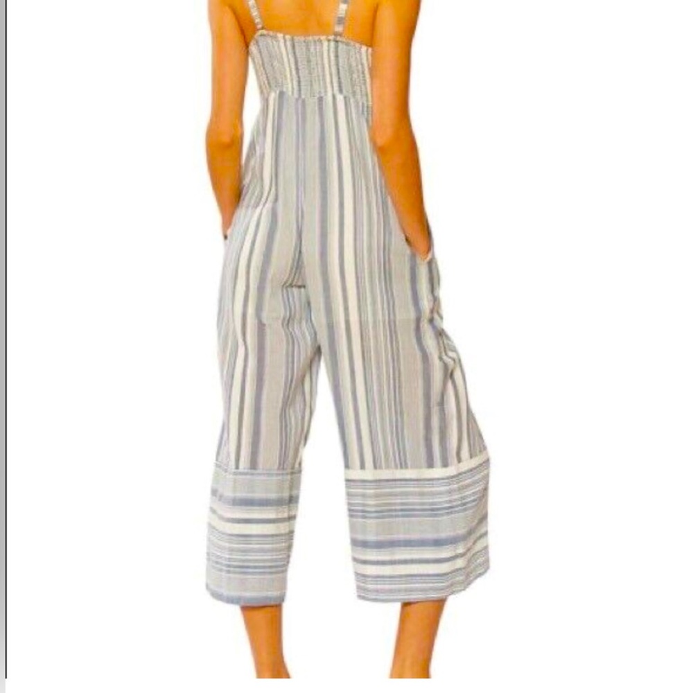 Candies Striped Sleeveless Jumpsuit